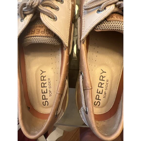 Sperry Top-Sider Contour Leather Tan Brown 0799023 Casual Boat Shoes MENS 9.0 main image 9